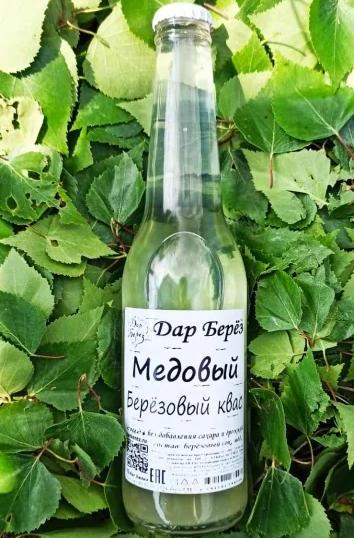 Фото Березовый квас Медовый (330 мл)
