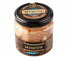 Муксун филе-ломтики слабой соли в масле 190гр