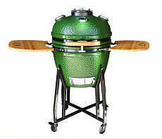 Керамический гриль SG зеленый с окошком, 57 см